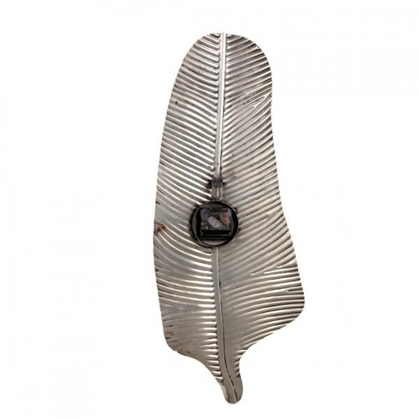 PTMD Wanduhr Dinter Leaf schwarz 65 cm