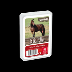 ASS Altenburger 22572084 - Tier-Quartett Pferde - Kartenspiel