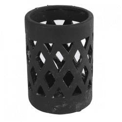 Countryfield tea light holder Dassel M black 16 cm