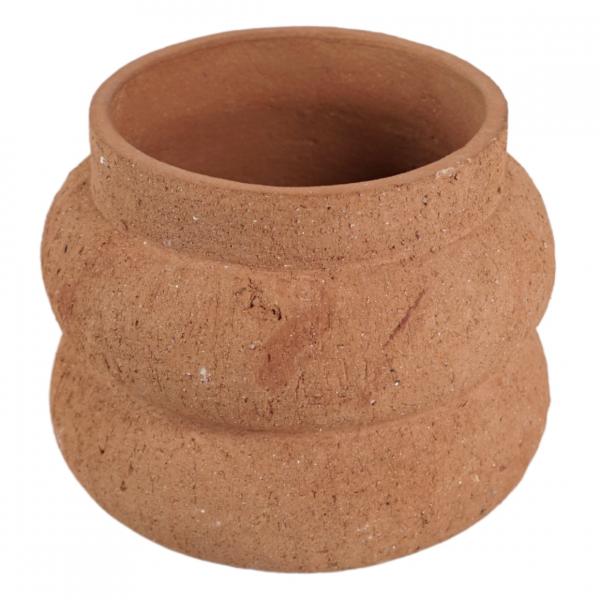 Blumentopf Bubble rostfarbig 25 cm