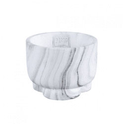 PTMD bloempot Marmy wit S 12 cm