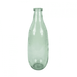 Vaas Greensboro gerecycled glas lichtgroen 40 cm