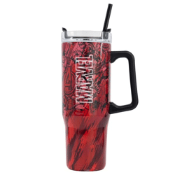 Marvel Pattern - Isolierter XL Wanderflasche aus Edelstahl - 940 ml