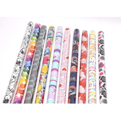 Geschenkpapier neutral 2 m x 70 cm a. Rolle, 10 fach sort