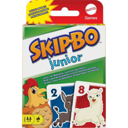 Mattel HHB37 - Skip-Bo Junior - Kartenspiel für Kinder