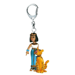 Asterix & Obelix - Cleopatra with leopard key ring