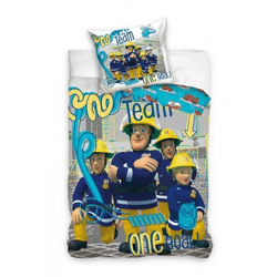 Fireman Sam - Bed linen 135x200 + 80x80 cm