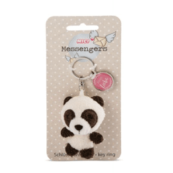 Panda 7cm beanbag keyring with pendant 