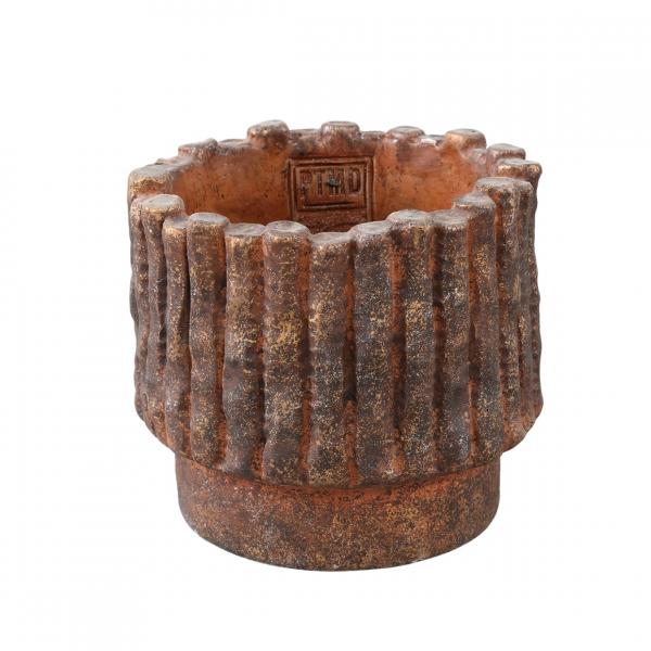 PTMD bloempot Elza M bruin 15 cm