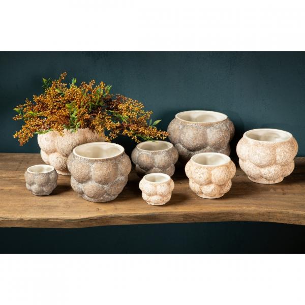 PTMD bloempot Fareeda M grijs 18 cm