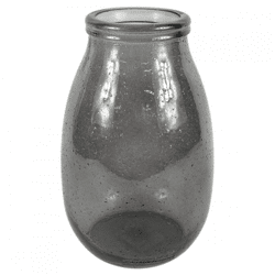 Vase recyceltes Glas grau 28 cm