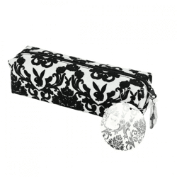 Playboy etui zwart/wit 22 cm