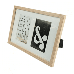 Fotorahmen 2 Passepartout Ahorn 10 x 15 cm