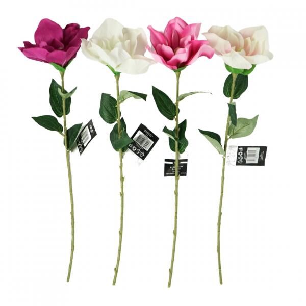 Künstliche Magnolie 70 cm 4 Stück sortiert