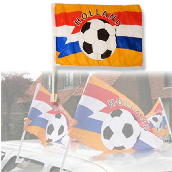 Holland Autoflagge rot, weiß und blau