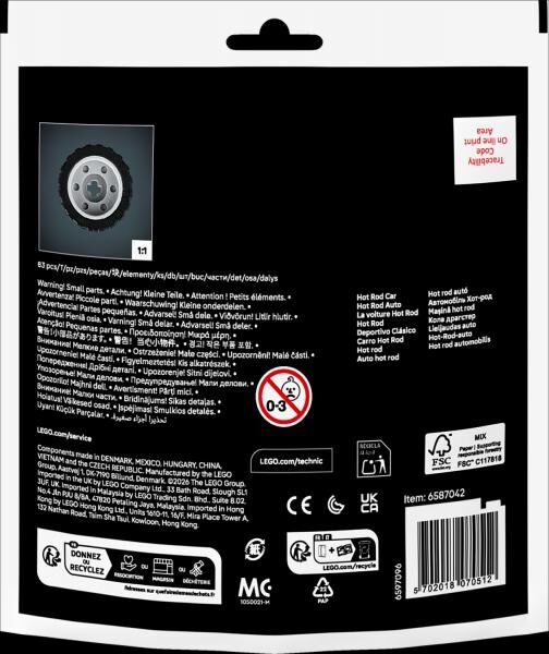 LEGO&reg; Technic 30735 - Hot Rod Auto - Recruitment Bags Polybeutel