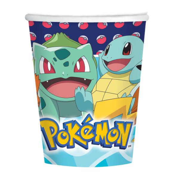 Pok&eacute;mon - 8 Partybecher, 250 ml