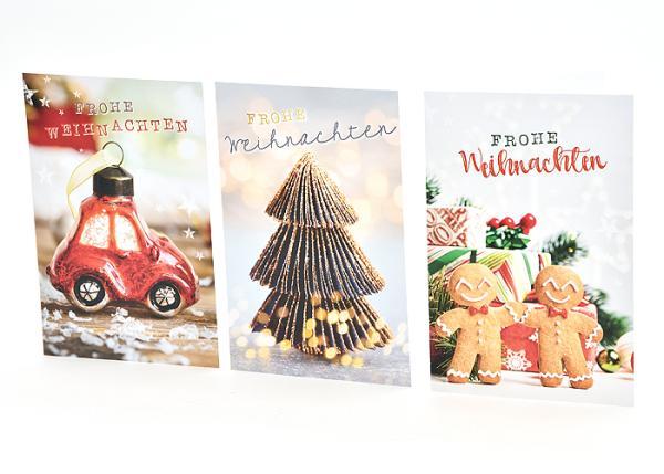 Weihnachtskarte - sortiert