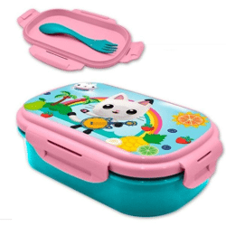 Gabby's Dollhouse - Lunch box with cutlery
