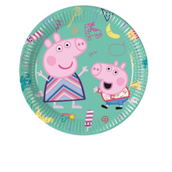 PEPPA PIG - 8  FSC Paper Plate 20cm  NEW GENERATION