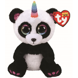Ty 36307 - Paris Panda with horn - Beanie Boo - plush - 15 cm
