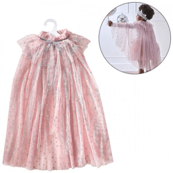 Ginger Ray Blush & Silver Star Cape tule roze 4 tot 6 jaar