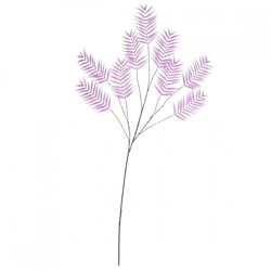 Kunstblad Palm paars 150 cm