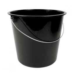 Emmer 10 liter zwart