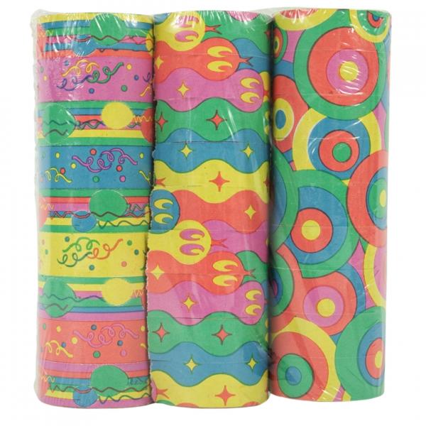 Serpentines multicolour 4 meter set van 3