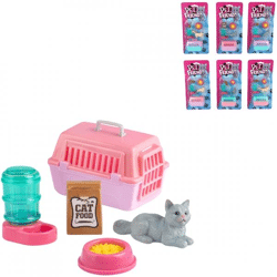 Pet Friend poes met accessoires 7,5 cm 6 assorti
