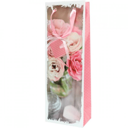 Geschenktüte Rosen 12,5 x 8 x 36 cm