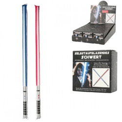 Folieballon zwaard zelfopblazend 95 cm 2 assorti