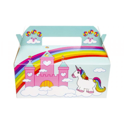 Children's menu box Unicorn Foodsafe
