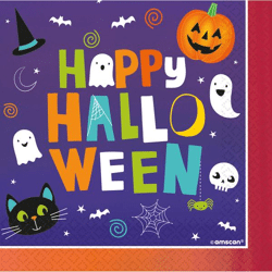 Halloween Friends - 16 Servietten - 33 x 33 cm