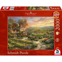 Thomas Kinkade - In the vineyards - 2000 piece jigsaw puzzle