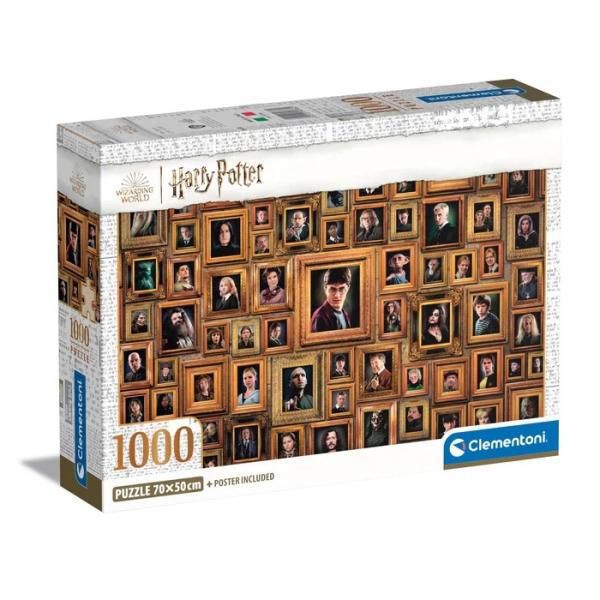 Clementoni 39786 - 1000 piece jigsaw puzzle - Impossible Harry Potter Compact - Harry Potter