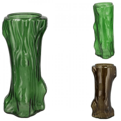 Vase Baum grün 26 cm 3 Stück sortiert