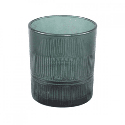 PTMD tea light holder Yousra L green 10 cm