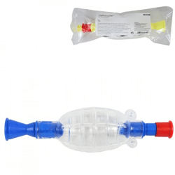 Wasserballonpumpe 21 cm sortiert