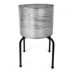 Senza flower pot on stand metal 51 cm