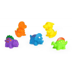 Dinosaur squirting animals, display