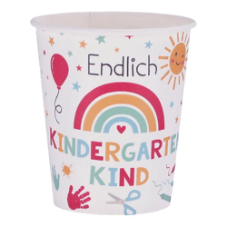 Paper cup kindergarten set of 8, 250ml