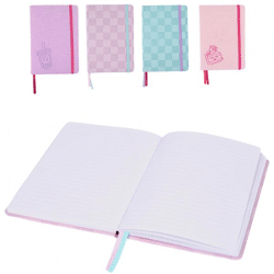 Notebook A5 lined 192 pages 4 assorted