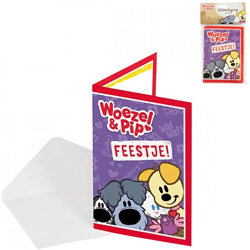 Folat invitations Woezel & Pip 8 pieces