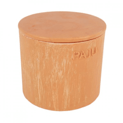 Paju pot met deksel Julian oranje 12 cm