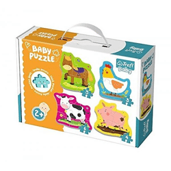 Baby Puzzle 36070 - Tiere auf dem Bauernhof 3-6 Teile