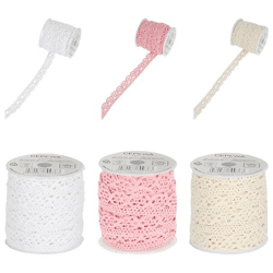 Decorative ribbon lace on roll, 3/s, 500cm