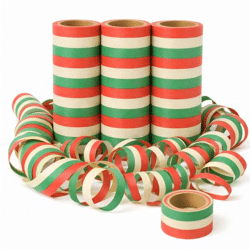 Serpentines red/green/white 4 meters set of 3