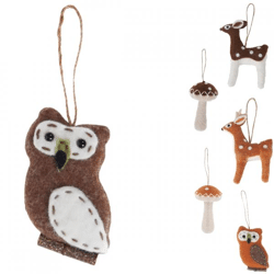 Hanger herfst 12,5 cm 6 assorti