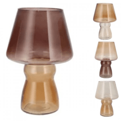 Vase Bicolore braun 25 cm 4 Stück sortiert